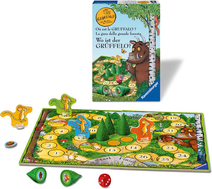 Actual product image Ravensburger Where is the Grüffelo? (German, French, Italian)