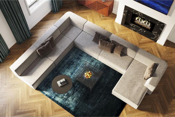 Produktbild Kare Design Ecke 100 Infinity Elements Grau Rechts (Modular Sofa)
