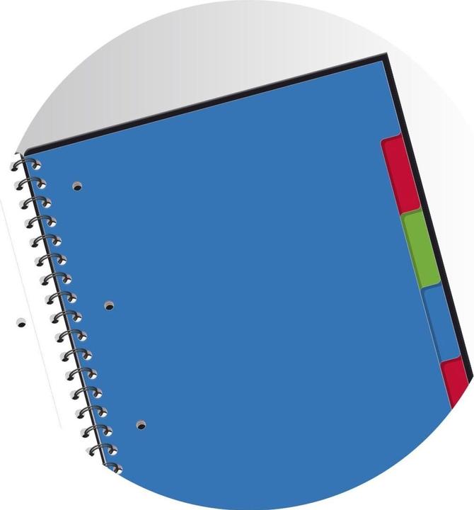 Produktbild Oxford Collegeblock Mappe Nomadbook (A4+, Kariert, Weicher Einband)