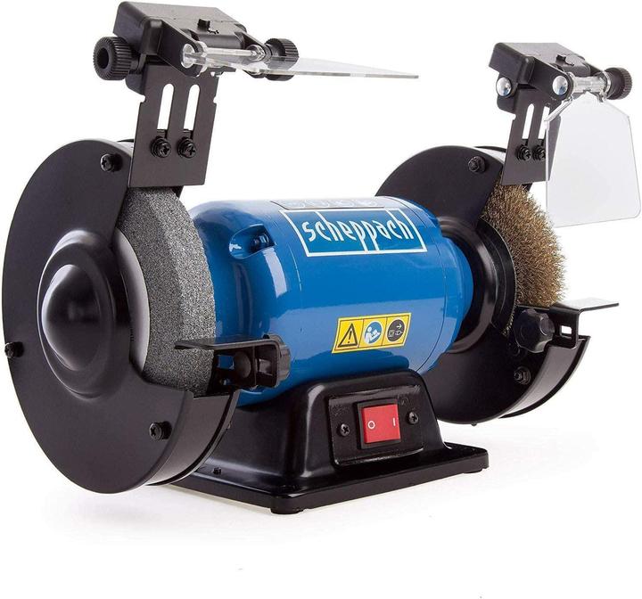 Scheppach SM150LB Ponceuse double avec brosse - 230-240V 50Hz 400W - 150mm (Bench grinder, 400 W)