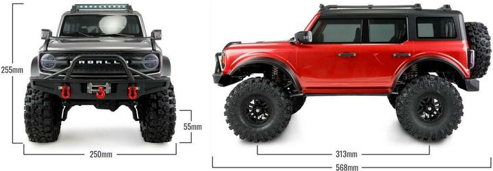 Produktbild Amewi Scale Crawler AMXRock CT10 Caballo 4WD Hellgrau, ARTR (RTR Ready-to-Run)