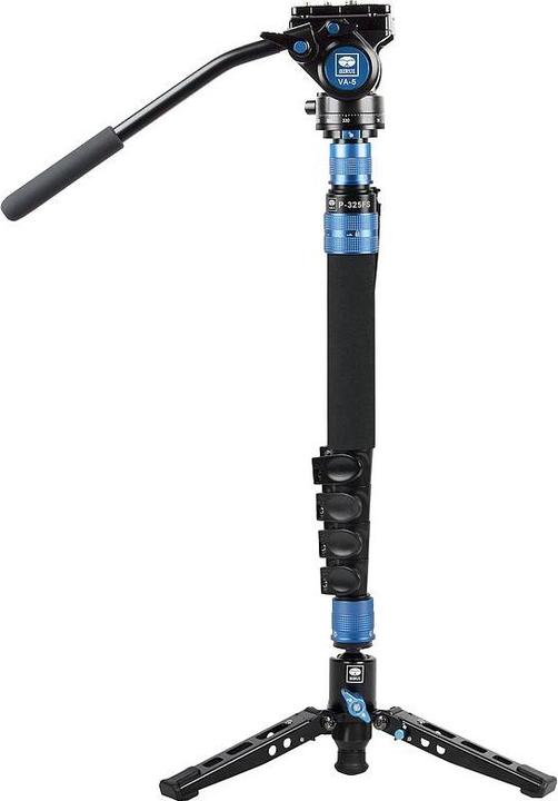 Sirui P-325FS Carbon Einbeinstativ 148cm mit VA-5 Videoneiger (Neuheit) (Metall, Carbon)