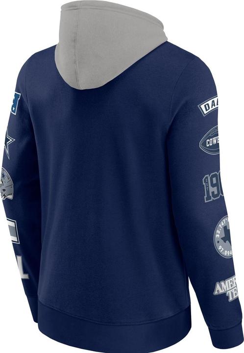 Immagine prodotto Fanatics Felpa con cappuccio Dallas Cowboys NFL Sleeve Prints - XL (XL)