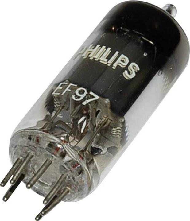 Produktbild No Name EF 97 Elektronenröhre Pentode 25 V 2.7 mA Polzahl (num): 7 Sockel: Miniatur Inh