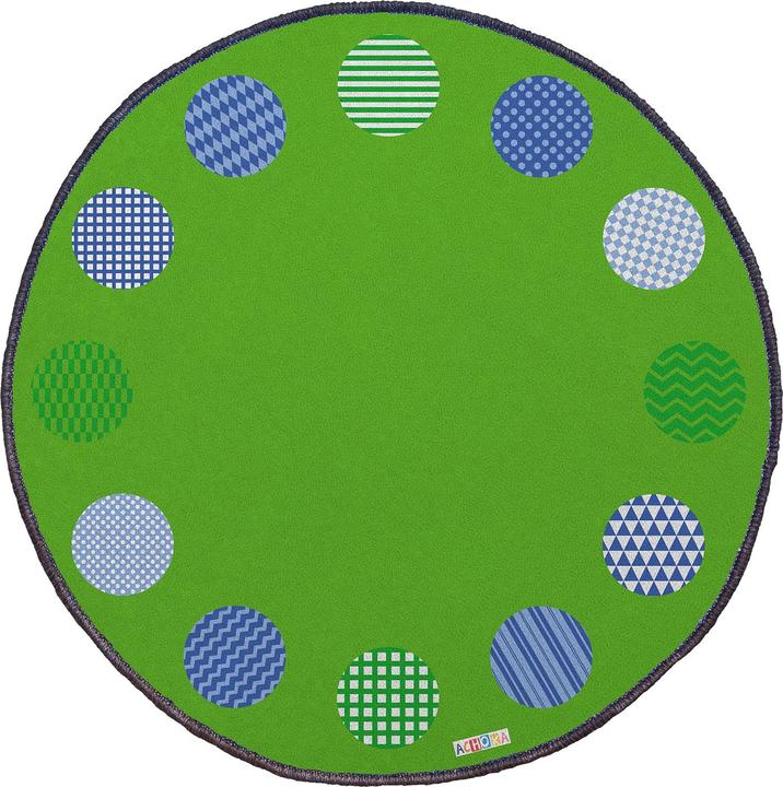 Achoka Play carpet morning circle (200 x 200 cm)