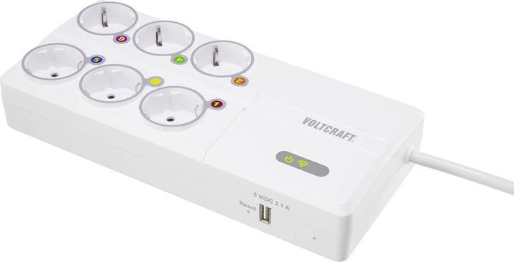 Voltcraft SEM8500 Energy cost measuring device incl. radio-controlled sockets, data export, data logger