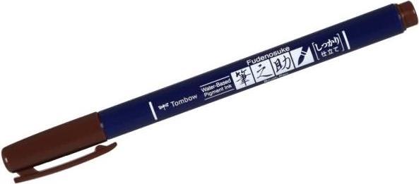 Produktbild Tombow FUDENOSUKE HARD - Kalligraphie Stift (Braun, 1 x)