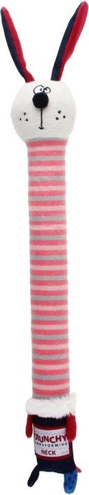 GiGwi Dog Toy Crunchy Neck, Bunny S, Pink (Dog chew toy)