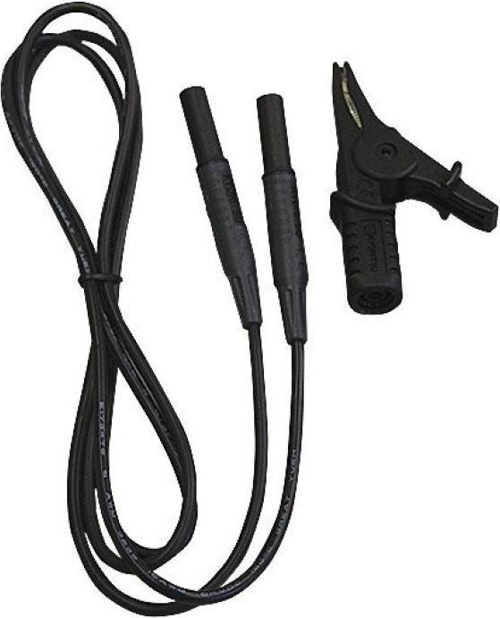 Kyoritsu 97129A0000 Messleitung mit Krokodilklemme (schwarz)