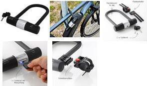 Fischer U-lock 19cm 16mm & holder