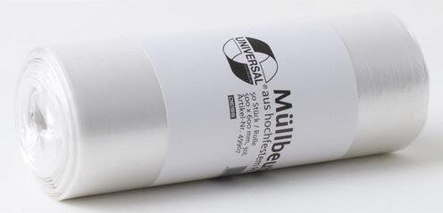 Deiss Afvalzakken 49907 30 L Transparant HDPE (hard polyethyleen) 5 micron (50 x, 30 l)