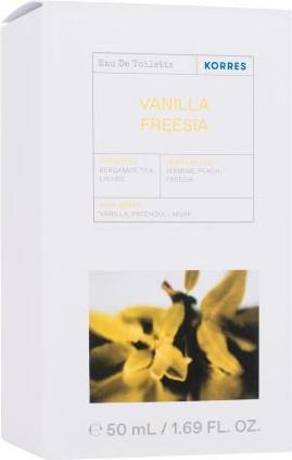Actual product image Korres VANILLA FREESIA Eau de Toilette (Eau de toilette, 50 ml)