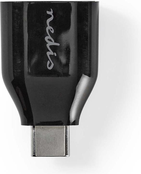 Nedis USB-C™ Adapter | USB 3.2 Gen 1 | USB-C™ Stecker | USB-A Buchse | 5 Gbps | Vernickelt | Schwarz (USB Typ-C)
