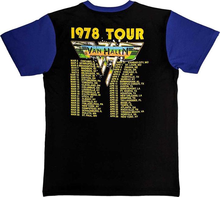 Produktbild Van Halen 1978 Tour Dates TShirt Raglanärmel (XL)