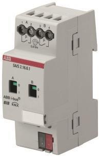 Actual product image ABB STOTZ-KONTAKT Switch actuator w.current recognition. 2-fold 16/20 A REG SA/S (Switch actuator)