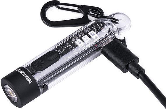 Produktbild Nextorch LED-Schlüsselanhänger mit Strobe, 365nm UV, 700 Lumen (inkl. Akku) (7.30 cm, 700 lm)