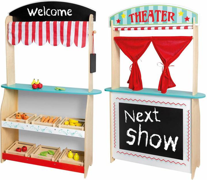 Jouéco Theater und Shop mit Zubehör