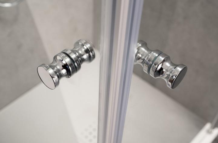 Actual product image Dusbad Shower cubicle/ shower enclosure Vital 2 swing door/ corner shower (80 cm, 80 cm, 202.50 cm)