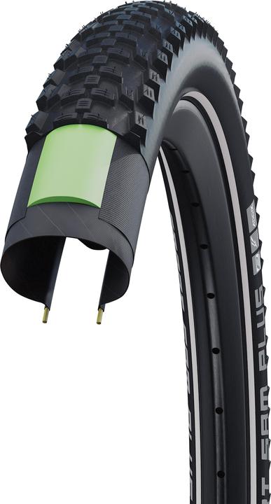 Immagine prodotto Schwalbe Smart Sam PLUS Drahtreifen DD GreenG E-25 - 60-622 - Black-Reflex (29 x 2.35, 60-622)