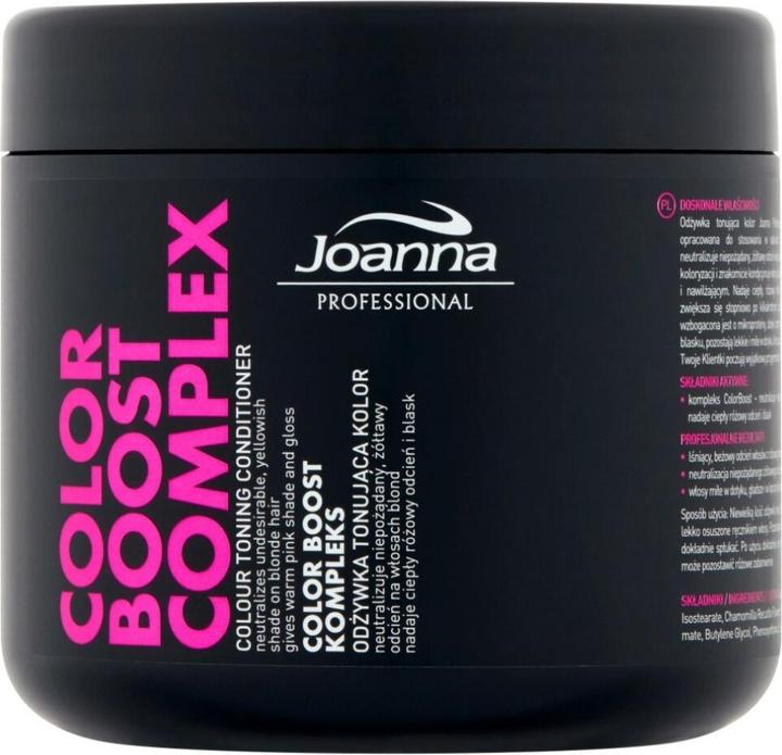 Actual product image Joanna Professional - Color Boost Complex Colour Toning Conditioner Color Toning Conditioner 500G (500 ml)