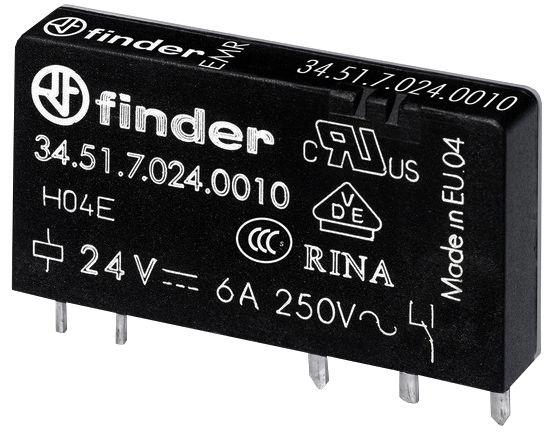 Produktbild Finder Steck-/Printrelais 48VDC 6A Serie 34