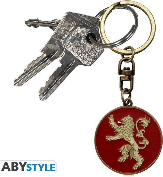 Actual product image ABYstyle GAME OF THRONES - Keychain Lannister X4