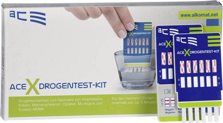 Actual product image Ace X Drug test kit (2 x)
