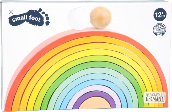 Produktbild small foot Holzbausteine Regenbogen XL