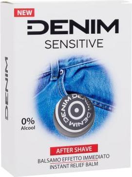 Actual product image Denim Sensitive After Shav Balm - 100ml (Aftershave balm, 100 ml)