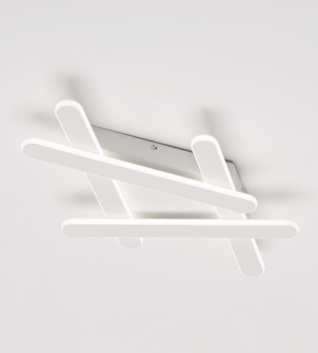 Produktbild Nova Luce WILLOW LED Deckenleuchte Weiss 38W Warmweiss 51x39x5,6cm dimmbar 9210920