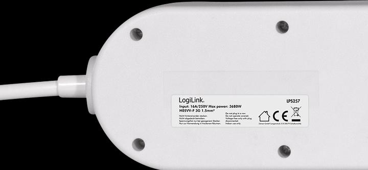 Produktbild LogiLink 4x CEE 7/3 (4 x, CEE 7/3, 1.50 m)