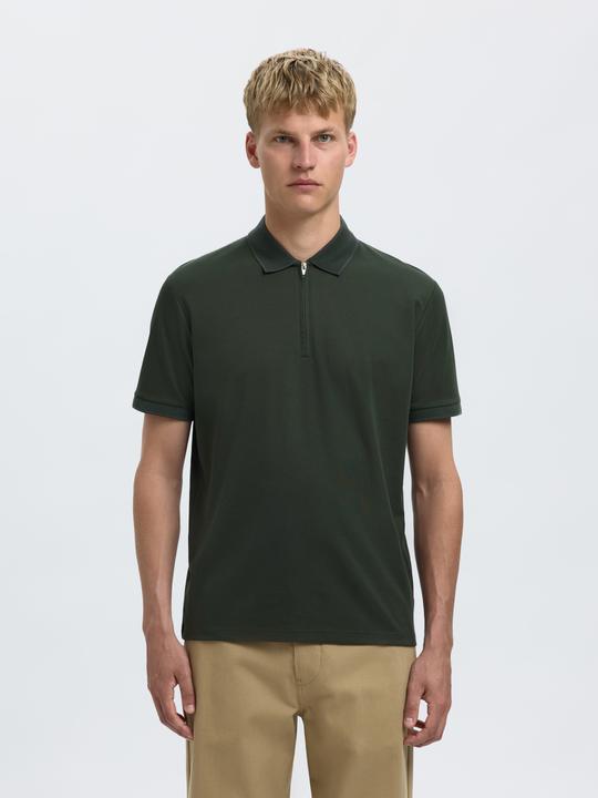Actual product image Selected Homme Slhfave Zip Ss Polo Noos (M)