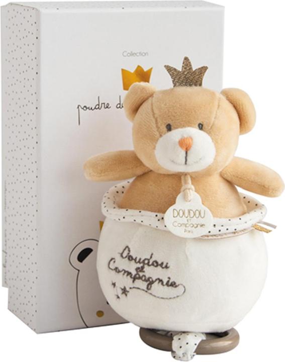 Actual product image Doudou et Compagnie Music music box prince bear