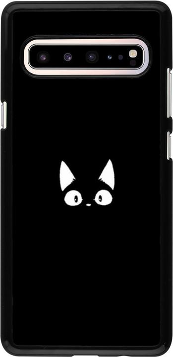 Produktbild PhoneLook Hülle Funny cat on black (Samsung Galaxy S10 5G)