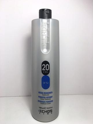 Echosline OXY 6% 20 VOL Kremowy aktywator do farbowania 1000ml