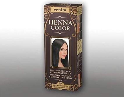 Venita - Henna Color Coloring Lotion From Henna 19 Chocolate 75Ml (19 Czarna Czekolada)