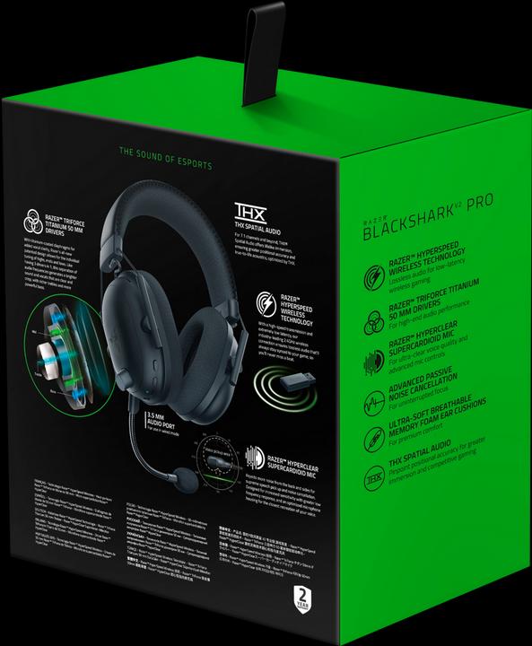 Immagine prodotto Razer Blackshark V2 Pro (Senza fili)