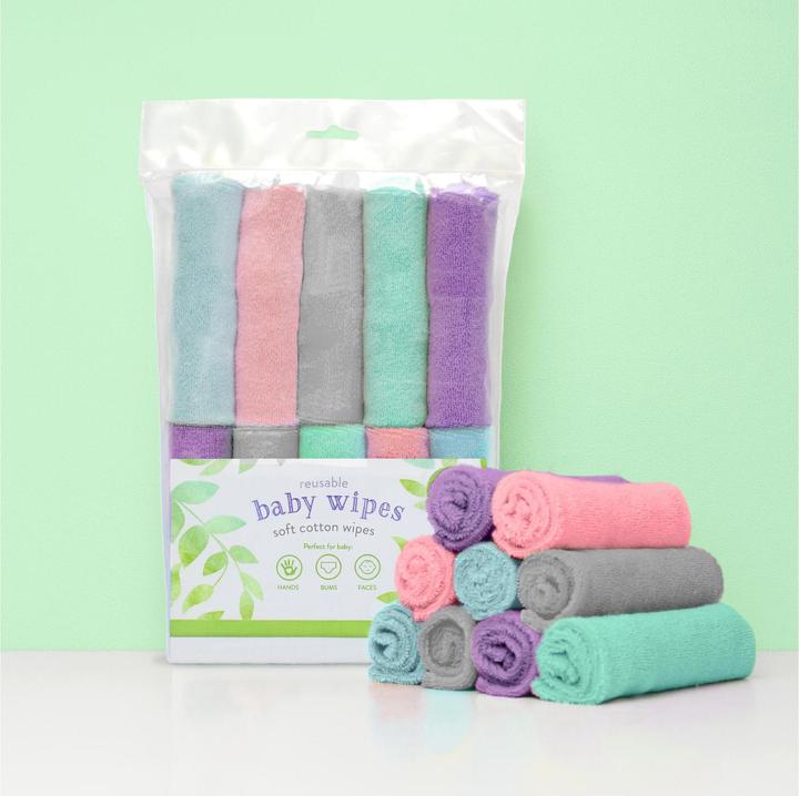 Produktbild Bambino Mio Wiederverwendbare Feuchttücher (10 Stück)