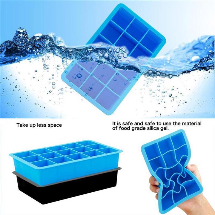 Actual product image Intirilife 1x ice cube tray 15 compartments