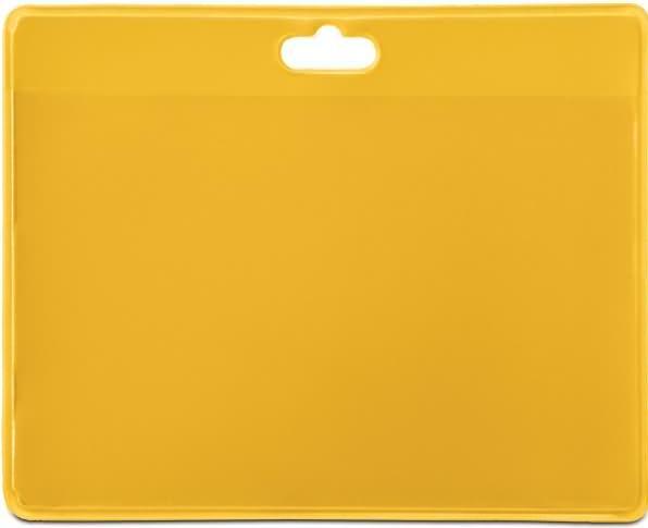 Actual product image Tarifold Name badge 70x100mm PVC yellow PU=30 pieces