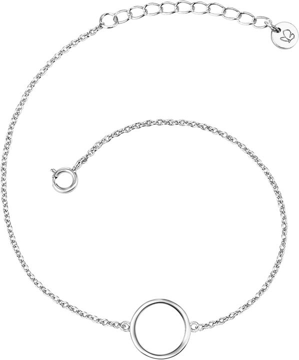 Glanzstücke München Damen Sterling Silber silber 17,0 cm Basislänge + 3,0 cm Verlängerung - 10202 (17 cm, Sterling Silber)