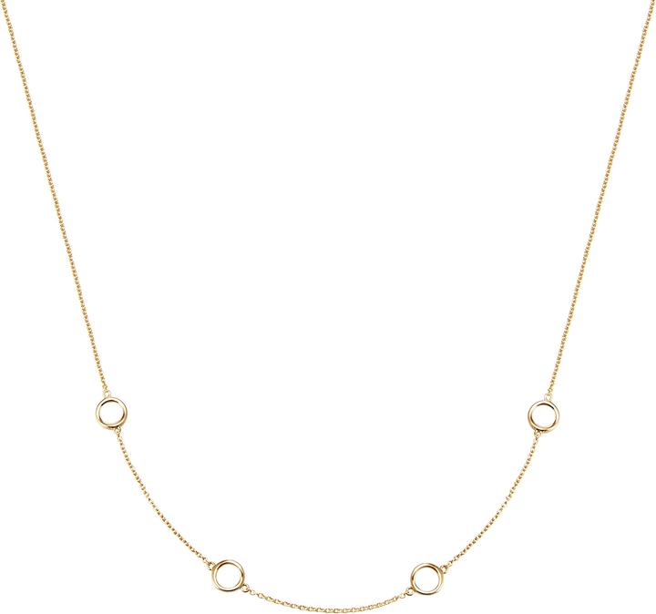 Immagine prodotto Glanzstücke München Catena da donna in argento giallo 40,0 cm + 5,0 cm di estensione - 10254 (Argento, 40 - 45 cm)
