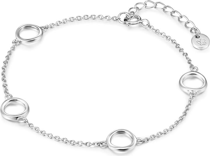 Immagine prodotto Glanzstücke München Argento da donna 17,0 cm di lunghezza base + 3,0 cm di estensione - 10246 (17 cm, Argento)