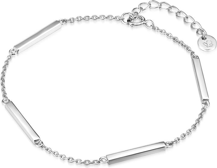 Glanzstücke München Damen Sterling Silber silber 17,0 cm Basislänge + 3,0 cm Verlängerung - 10208 (17 cm, Sterling Silber)