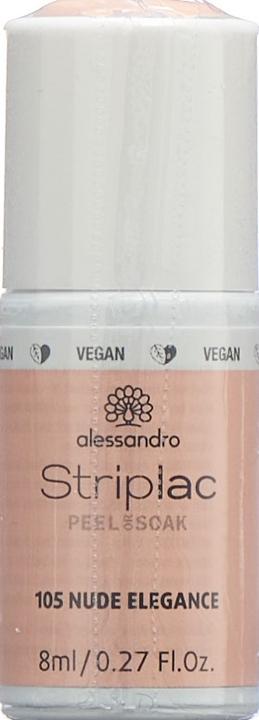 Image du produit Alessandro Striplac Peel or Soak (Nude Elegance, Vernis semi-permanent)