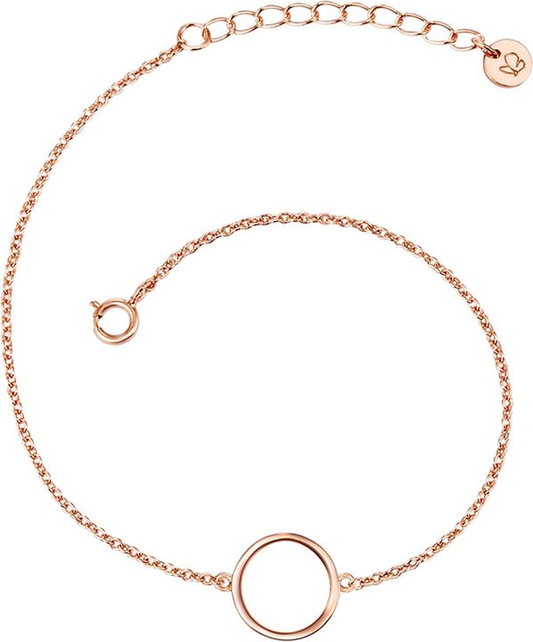 Produktbild Glanzstücke München Damen Sterling Silber roségold 17,0 cm Basislänge + 3,0 cm Verlängerung - 10206 (17 cm, Sterling Silber)