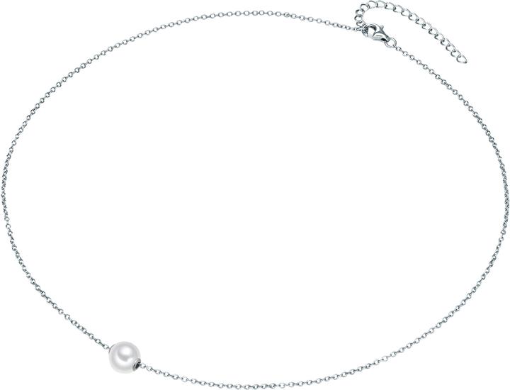 Image du produit Valero Pearls Femme en argent sterling perle d'eau douce de culture argent 42,0 cm chaîne de base + 5,0 cm (Argent Sterling, 42 - 47 cm)