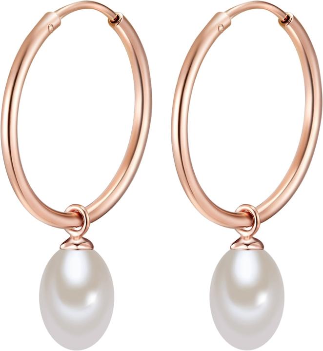 Image du produit Valero Pearls Femme argent sterling perle d'eau douce de culture or rose - 10872 (Argent Sterling)