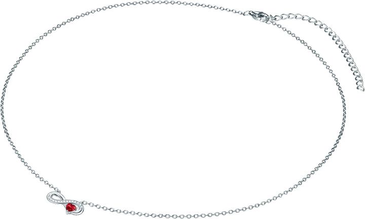 Actual product image Rafaela Donata Ladies Infinity/Heart Sterling Silver Zirconia silver 42.0 cm base chain + 7.0 cm extension - 11384 (Sterling Silver, 42 - 49 cm)