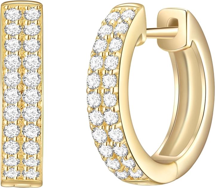 Rafaela Donata Damen Sterling Silber Zirkonia gelbgold - 11410 (Sterling Silber)